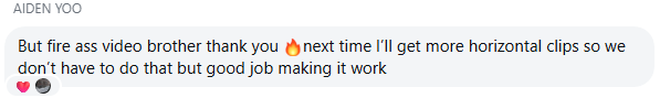 Client testimonial 1
